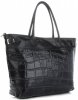 Kožené kabelka shopper bag Vittoria Gotti čierna V691622